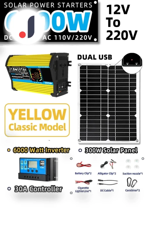 Solar Power System Kit — Power Inverters, A Auto Parts Mall