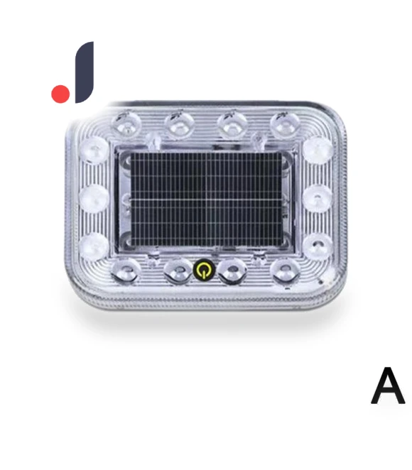 Solar Warning Light with Touch Control — Vehicle Safety Signals, JOHO