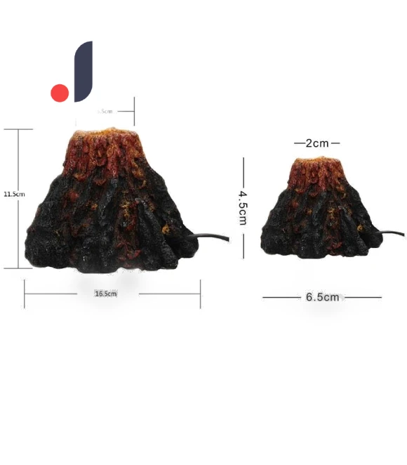 Underwater LED Volcanic Aquarium Ornament — Lights, YuTao
