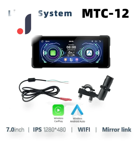 Wireless CarPlay Motorcycle GPS Navigation System — Navigation & GPS Accessories, A Auto Parts Mall