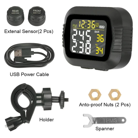 Wireless TPMS Temperature Alarm with LCD Display — TPMS Sensor Replacements, IKEA Supermarket