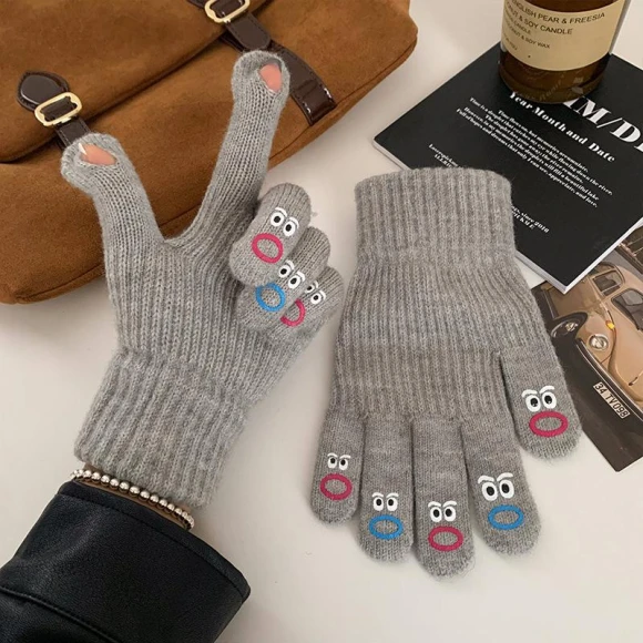 Woolen Touchscreen Fingerless Gloves — Gloves, Outdoor Boutique TOP