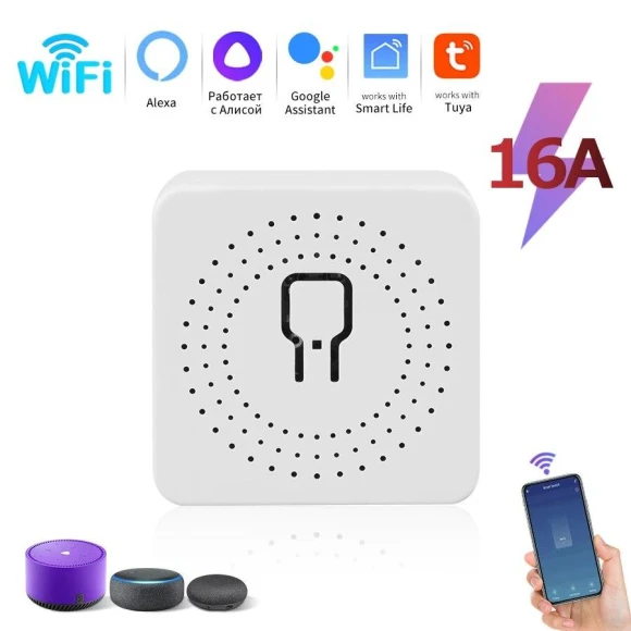 2-Position Mini Smart Switch — Smart Home Modules, Rainbow Rain