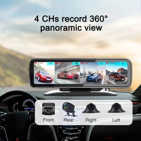360° Panoramic Car Dashboard DVR — Dashboard Cameras, Rustic Elegance House