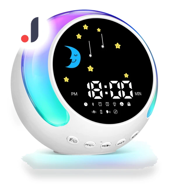 Bluetooth Alarm Clock Speaker with Touch Night Light — Sleep Soothers, Exquisite goods home furnishing