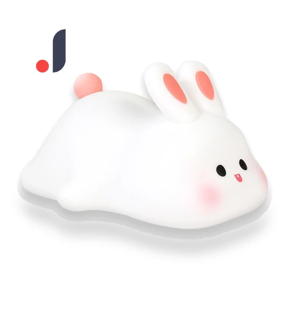 Cute Rabbit Silicone Pat Lamp — Lamps & Shades, GYROBALL