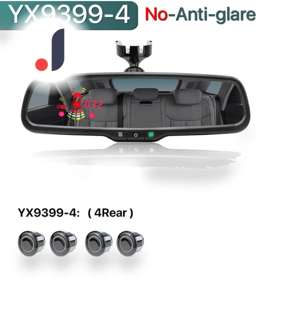 Electronic Anti-Glare Auto-Dimming Rearview Mirror with Parking Monitor — Interior Mirrors, JOHO - CarGear