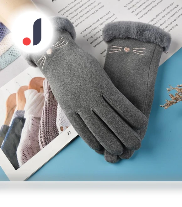 Furry Touchscreen Gloves — Gloves, Female s