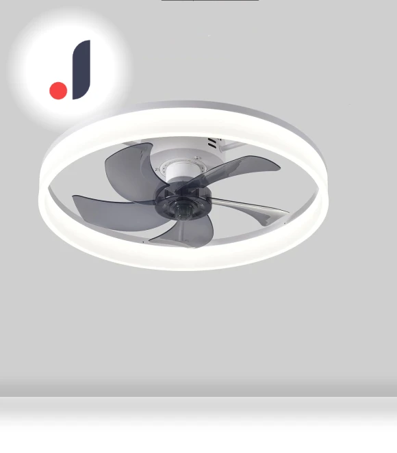 Modern LED Ceiling Fan with Silent Chandelier — Ceiling Fans, Luminaire Lighting Mall