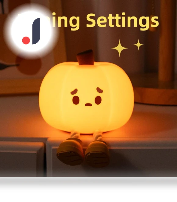 Night Light Cute Style Soft Touch Glows When Tapped Built-in Battery Supports USB Charging For Decor Unpacking — Night Lights, Exquisite goods home furnishing