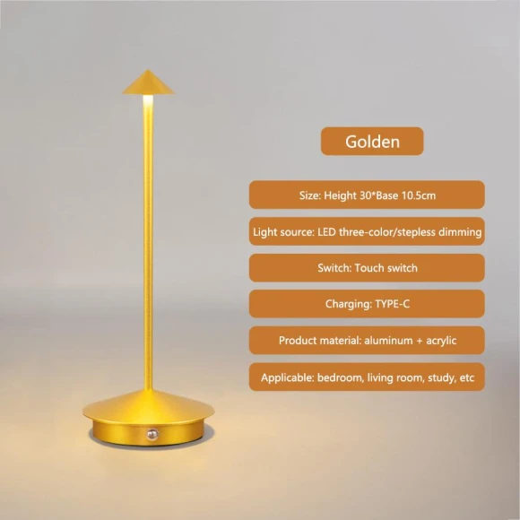 Rechargeable LED Desk Lamp — Desk & Table Lighting, Lntelligent Living Hall