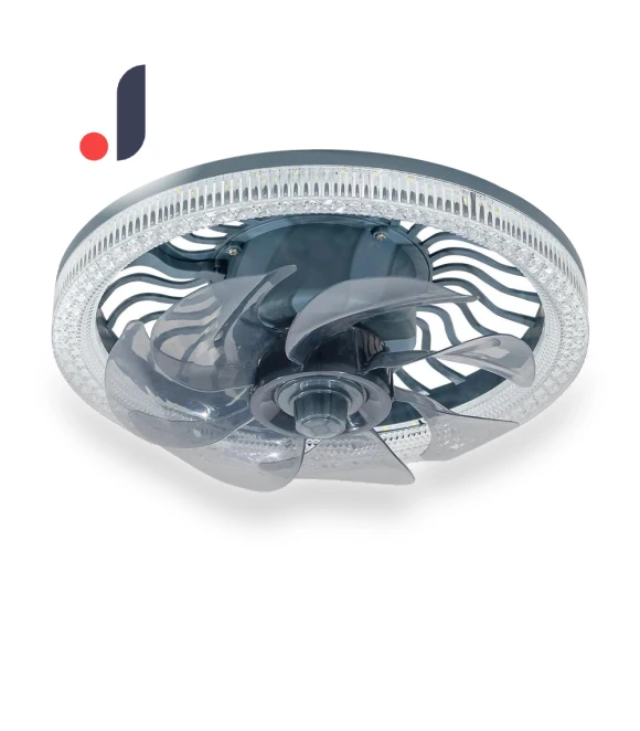 Smart Ceiling Fan with Remote Control and LED Lighting — Ceiling Fans, Comfort Homeware