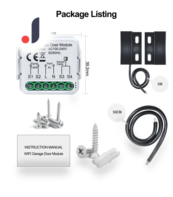 Smart Garage Door Switch Controller — Smart Home Hubs & Controllers, Intelligent Living Hall