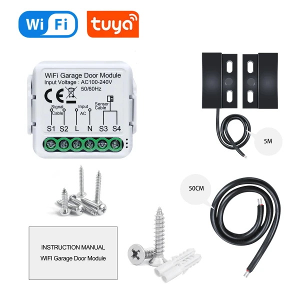 Smart Garage Door Switch Module — Smart Home Modules, Lntelligent Living Hall