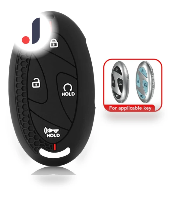 Smart Remote Key Silicone Cover — Key Holders & Accessories, Yueser Car Parts
