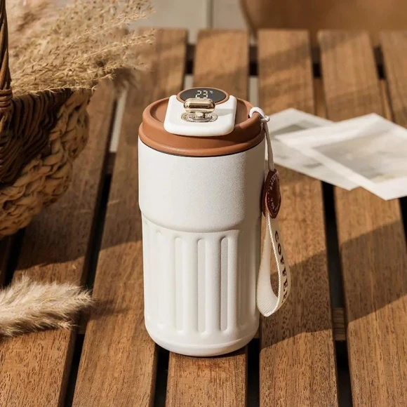 Smart Travel Coffee Mug with LED Display — Beverage Warmers, 888 Auto Parts Town