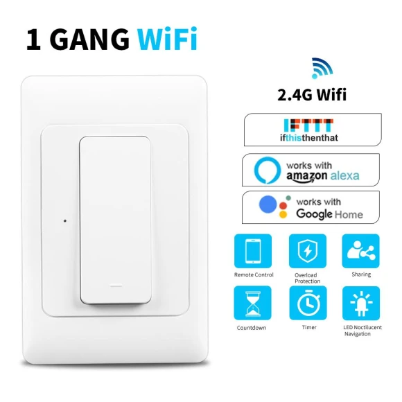 Smart Wall Light Switch — Smart Home Modules, Cozy Cottage-Relax