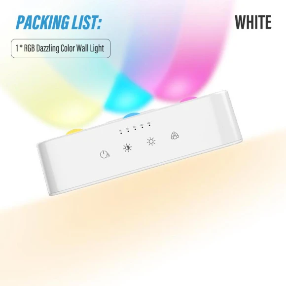 Smart Wall Sconce with USB Rechargeable Remote Control — Wall Lighting, Lntelligent Living Hall