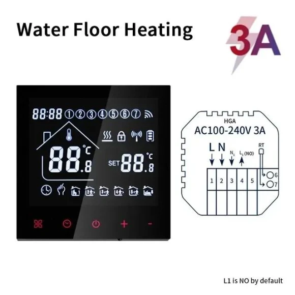 Smart Wi-Fi Thermostat — Home Climate Control, Lntelligent Living Hall