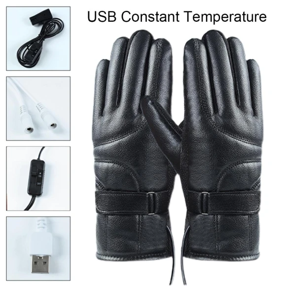 USB Heated Plush Gloves — Gloves, Dinosaur Fifty Two