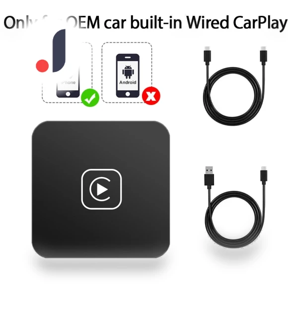 Wired to Wireless CarPlay Android Auto Smart Dongle — Phone Accessories, JOHO - CarGear
