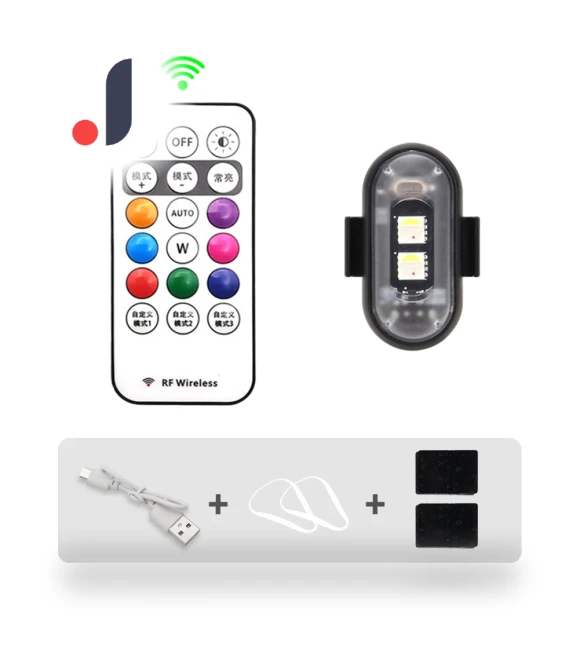 Wireless LED Drone Strobe Light — Vehicle Safety Signals, Timeless Home