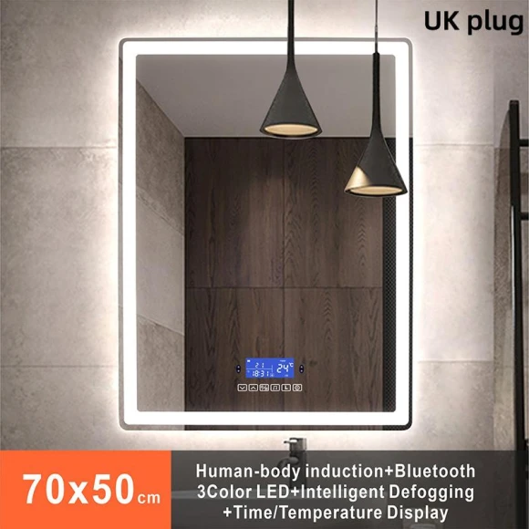 Bluetooth Smart Makeup Mirror with LED Lighting — Makeup, Vinde Home