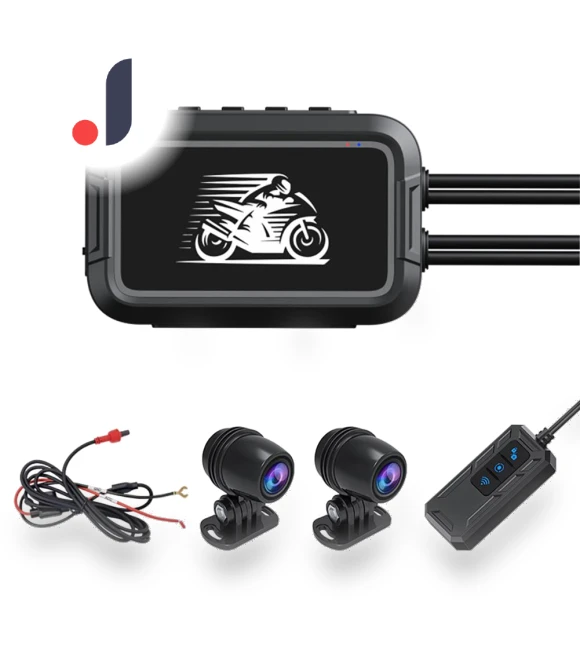 Dual Lens Waterproof Motorcycle Dash Cam — Dashboard Cameras, Chic Home