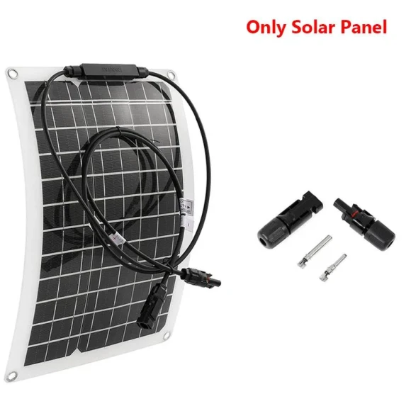 Flexible Solar Panel Charger with Dual USB — Chargers, Happy Home Mall