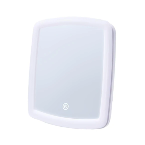 LED Vanity Mirror with Touch Screen — Handheld, Vinde Home