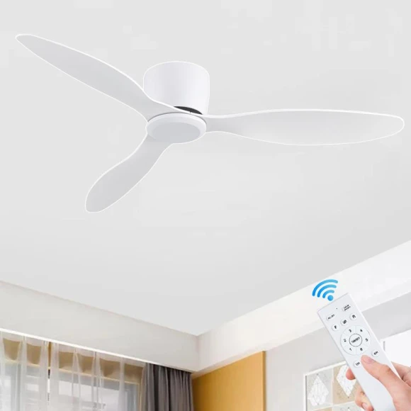 Modern Fan with Quiet DC Motor — Ceiling Fans, Seahorse Home