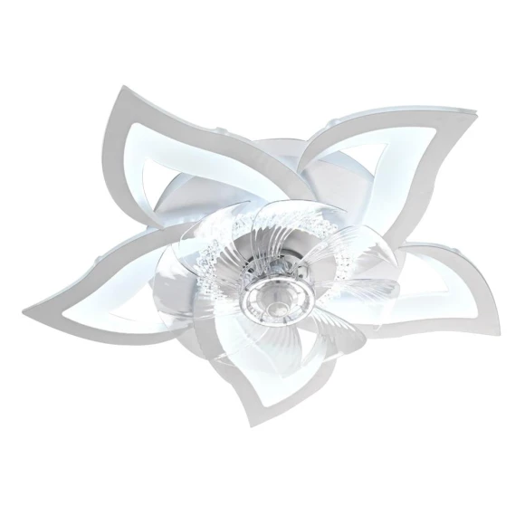 Modern LED Ceiling Fan with Light — Ceiling Fan Wall Controls, Seahorse Home