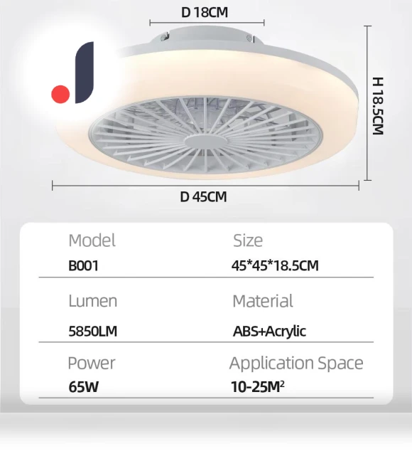 Smart Ceiling Fan with Light — Ceiling Fans, Seahorse Home