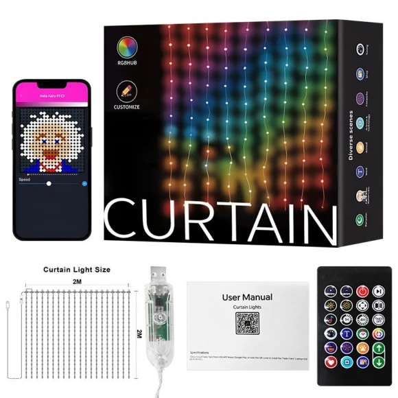 Smart LED Curtain Lights — Creative Lighting Solutions, AE Selection