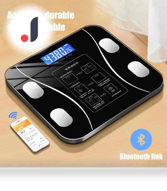 Smart Scale for Body Weight and Fat Percentage — Body Composition Analysis, Vinde Home