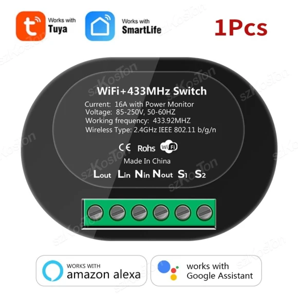 Smart Switch with Power Monitor — Smart Home Modules, Super Dream Home