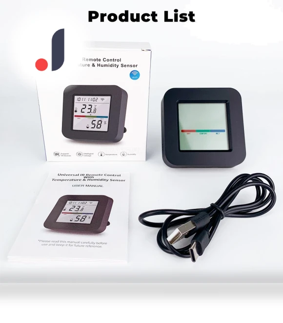 Smart WiFi Temperature and Humidity Sensor with Universal IR Remote Control — Smart Home Hubs & Controllers, Super Dream Home