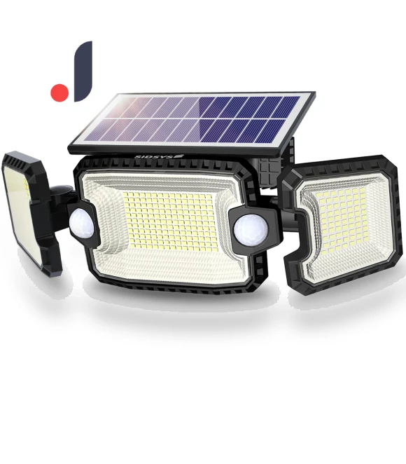 Solar 305 LED Lights with Double Motion Sensor — Outdoor Security & Flood Lighting, AE Selection