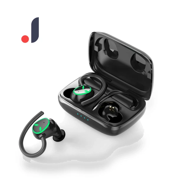 Sports Bluetooth Earbuds — In-Ear Headphones, QUEED