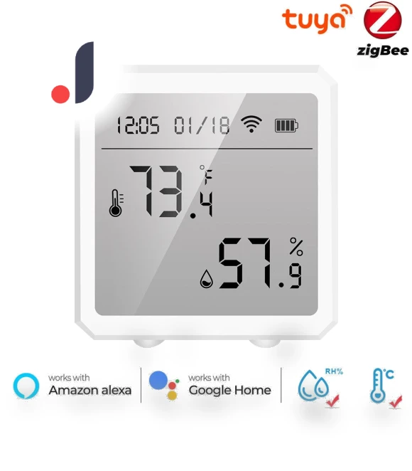 Temperature and Humidity Sensor with LCD Screen — Home Climate Control, Super Dream Home