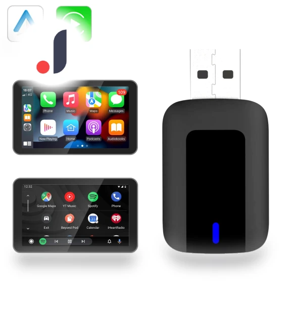Wireless CarPlay Android Auto Adapter — Car Accessories & Gadgets, Wrigleys