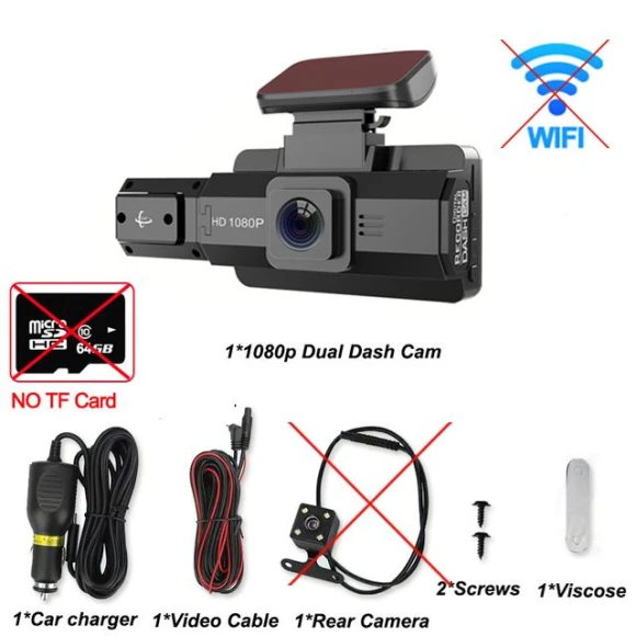 3 Channel Car Dash Cam — Dashboard Cameras, Auto Accessories Home