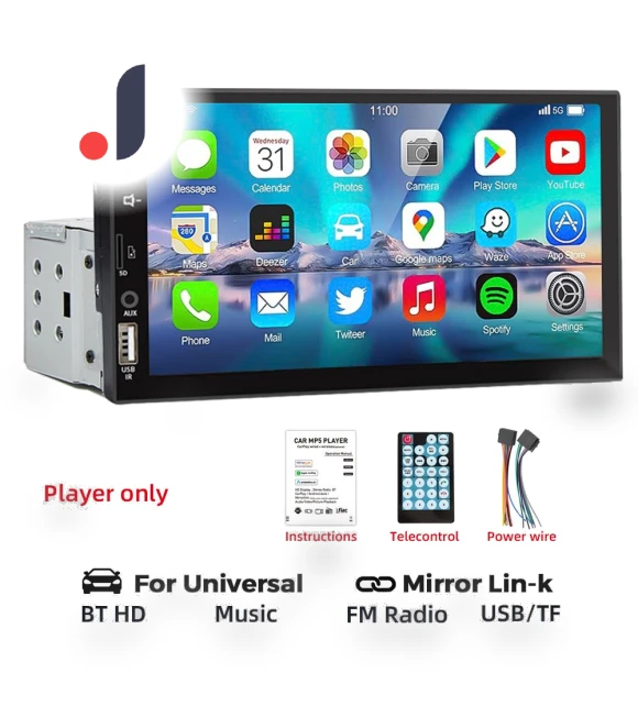 7-inch Car Radio MP5 Multimedia Player — Car Installation Essentials, Auto Launcher