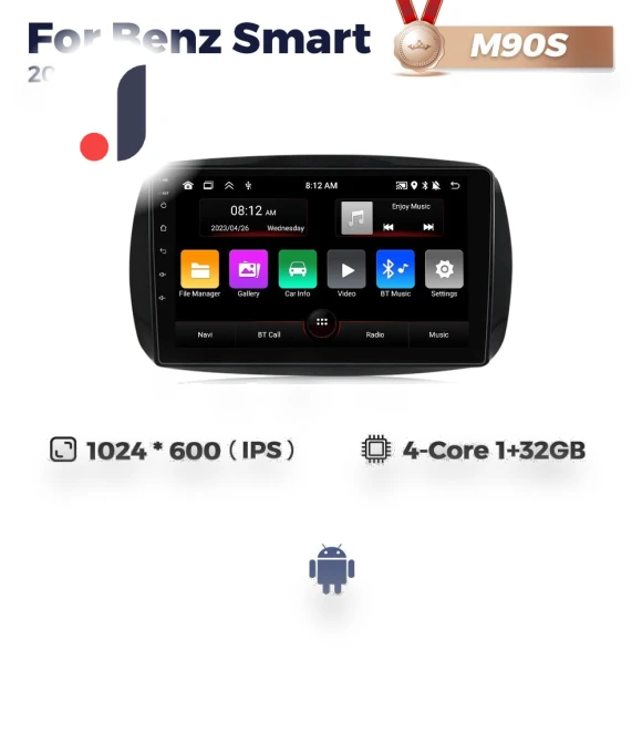 9-inch Android Car Radio System — Car Installation Essentials, Auto Launcher