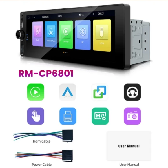 HD Touchscreen Multimedia MP5 Player Car Radio — Stereo Receivers, Auto Accessories Home