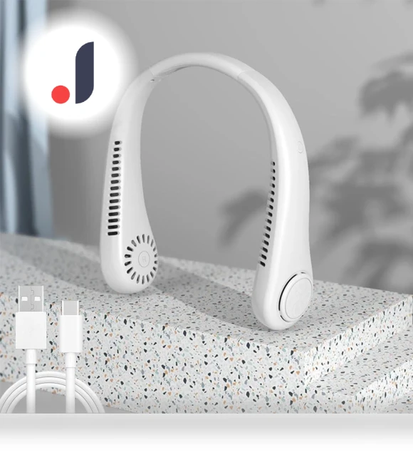 Portable Neck Hanging Fan with USB Charging — Portable Cooling Solutions, Auto Launcher
