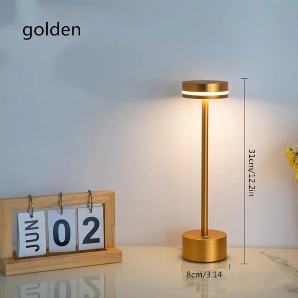 Retro LED Rechargeable Touch Desk Lamp — Desk & Table Lighting, World Auto Parts