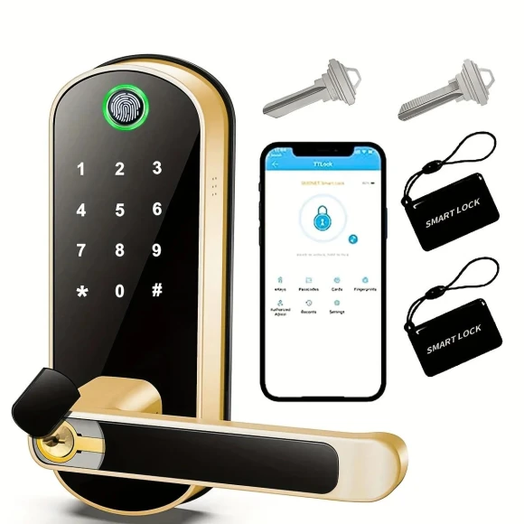 Smart Fingerprint Door Lock — Smart Home Security, Auto Launcher