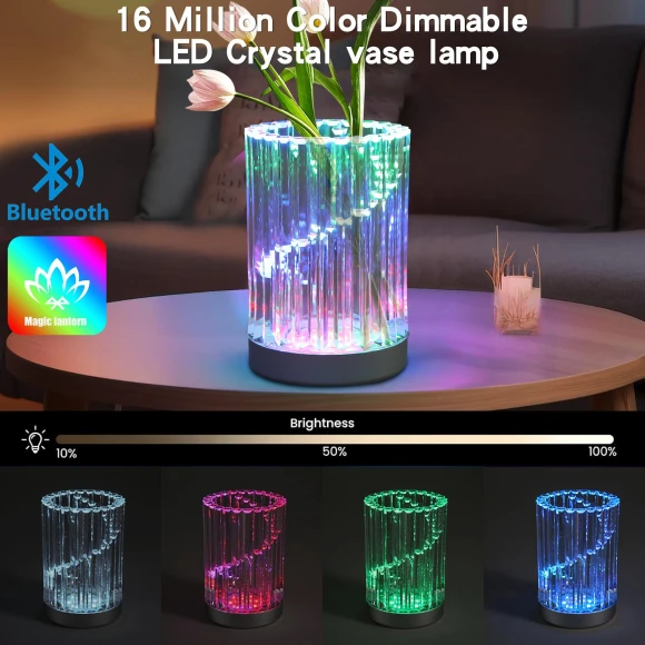 Smart LED Crystal Night Light — Night Lights, Home Textile Home Decoration