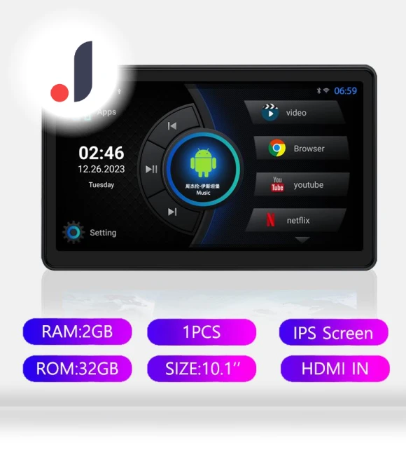 Ultra-Thin Touchscreen Car Headrest Monitor — Stereo Receivers, Auto Accessories Home
